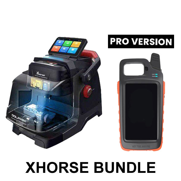 Xhorse - Complete Cut & Programming Bundle - Dolphin II XP-005L High Sec Portable Key Cutting Machine w/ Battery & VVDI Key Tool MAX Pro - XHS-XP005L+KT-MAXPRO