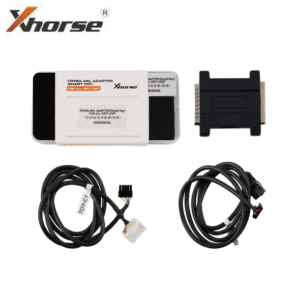 Xhorse - VVDI Key Tool PLUS Tablet - ADVANCED PACKAGE + Toyota / Lexus XD8ASKGL Smart Key Adapter & Bypass Cables + 10 x XSTO01EN XM38 Universal Smart Keys - XHS-TOYBUNDLE