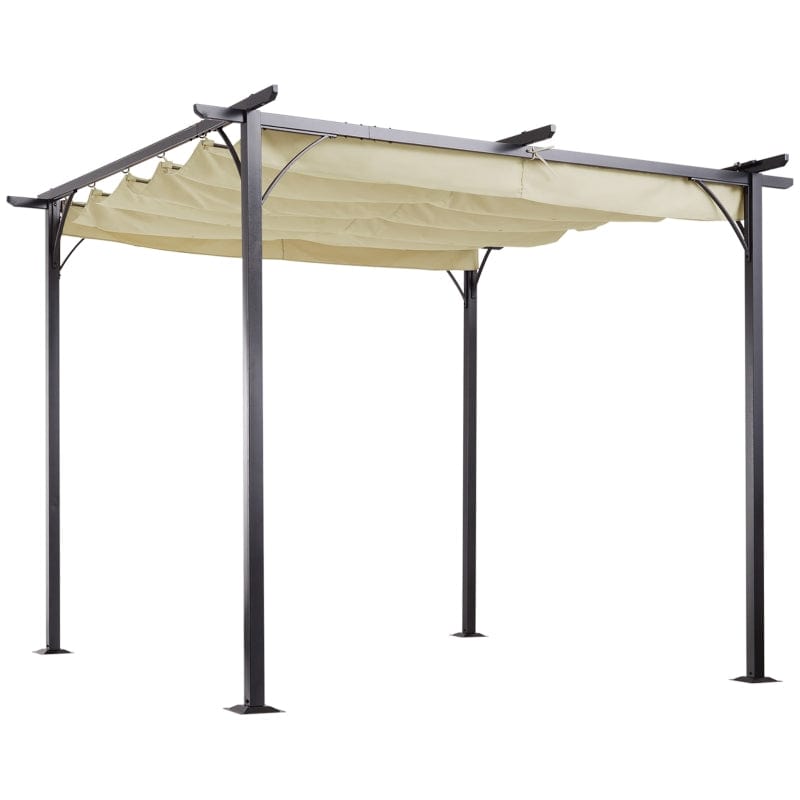 Outsunny 10'x10' Outdoor Patio Classic Pergola - 84C-093