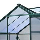 Outsunny 6' x 6' x 7' Polycarbonate Portable Walk-In Garden Greenhouse - 845-058