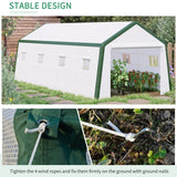 Outsunny 20' L x 10' W x 8' H Heavy-duty Greenhouse - 169BII9TKTG01