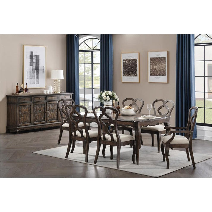 Coast2Coast Home Chateau Upholstered Dining Side Chairs Set of 2 Brown - 60223