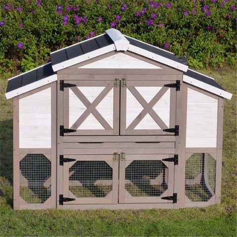 Merry Products & Garden 4-Door Country Style Chicken Coop - PTH0520010702