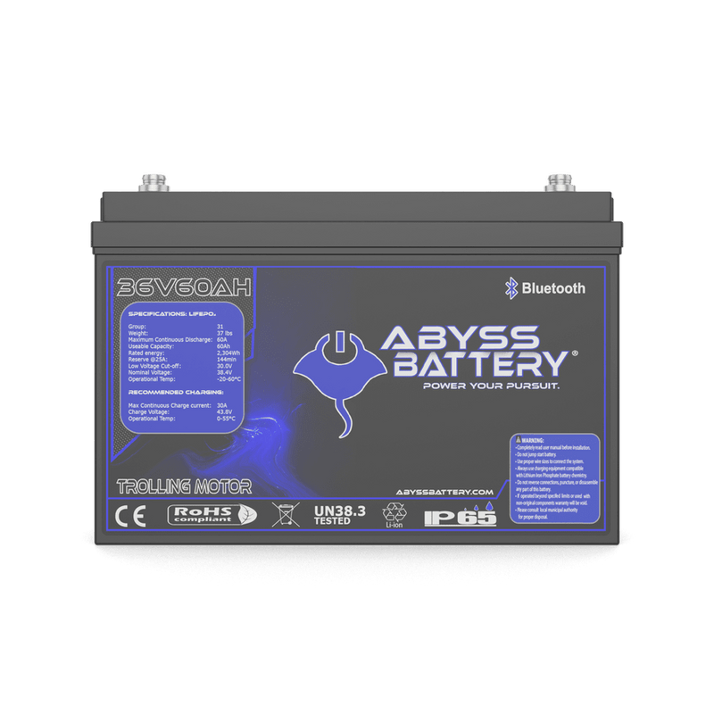 Abyss Battery 36v 60ah Lithium Trolling Motor Battery - Ab-36v60-Bt