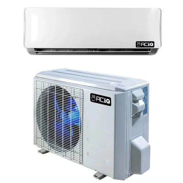 ACiQ 18,000 BTU 19 SEER2 Single Zone Wall Mounted Mini Split System w/ WiFi - Backyard Provider