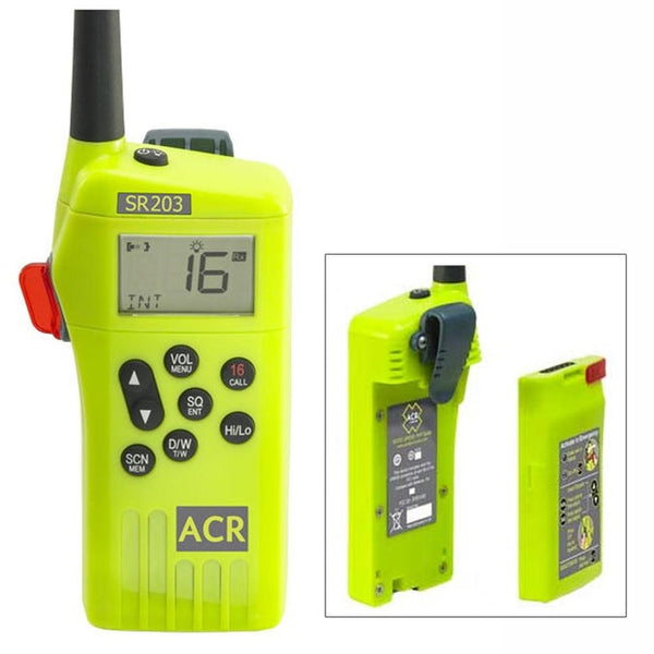 ACR SR203 VHF Handheld Survival Radio - 45533