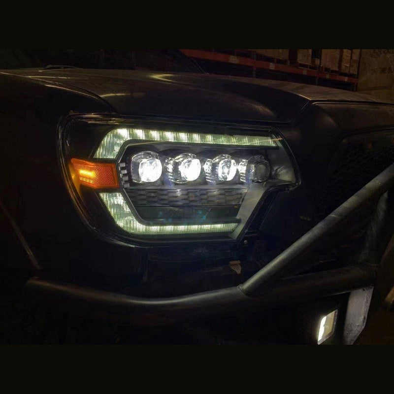 Alpharex Nova-Series Led Projector Headlights Black | 2012-2015 Toyota Tacoma 880753