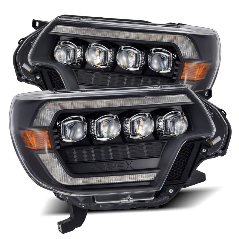 Alpharex Nova-Series Led Projector Headlights Black | 2012-2015 Toyota Tacoma 880753