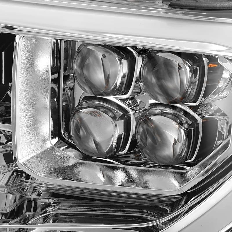 Alpharex Nova-Series Led Projector Headlights Chrome - 2014-2021 Toyota Tundra - 880771