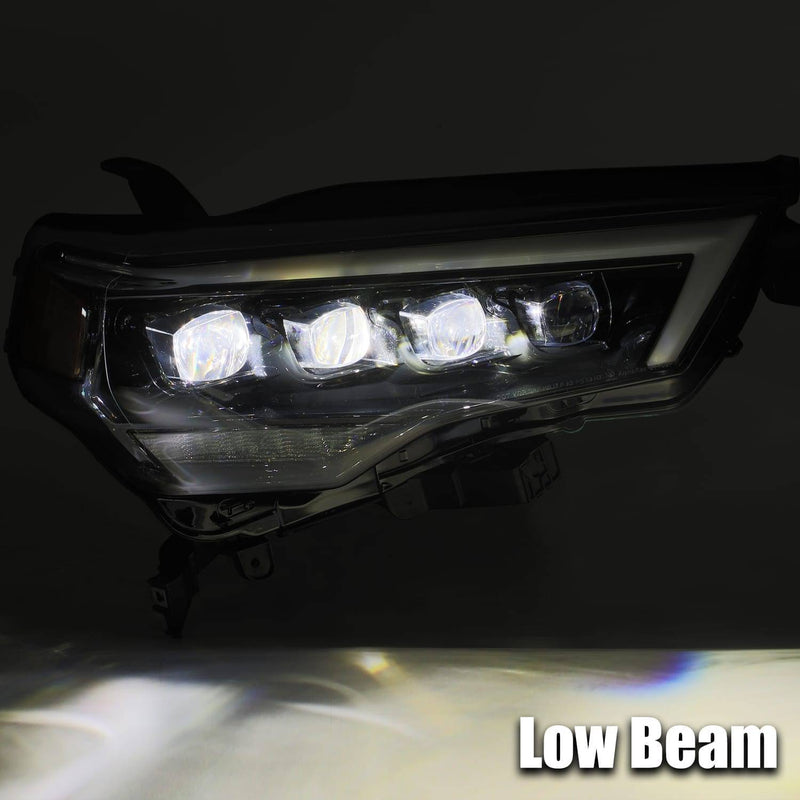 Alpharex Nova-Series Led Projector Headlights Chrome | 2014-2022 Toyota 4runner - 880724