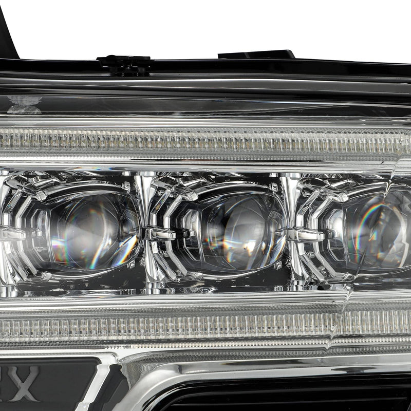 Alpharex Nova-Series Led Projector Headlights Chrome 2023-2016 Toyota Tacoma - 880706