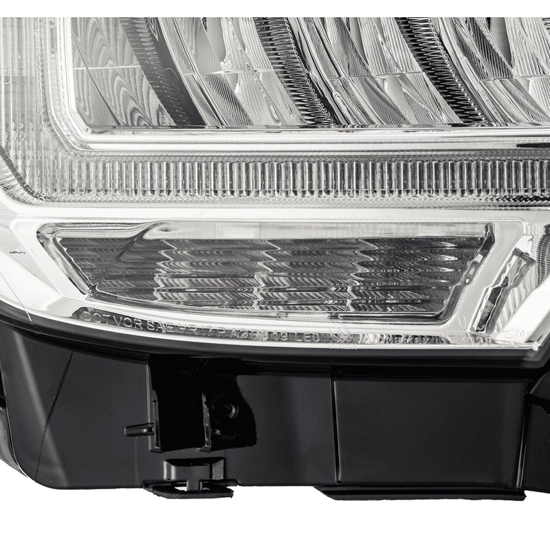 Alpharex Trd Reflector Style Led Headlights Chrome 2023-2016 Toyota Tacoma AHL-TT16-L-SA-LB-1