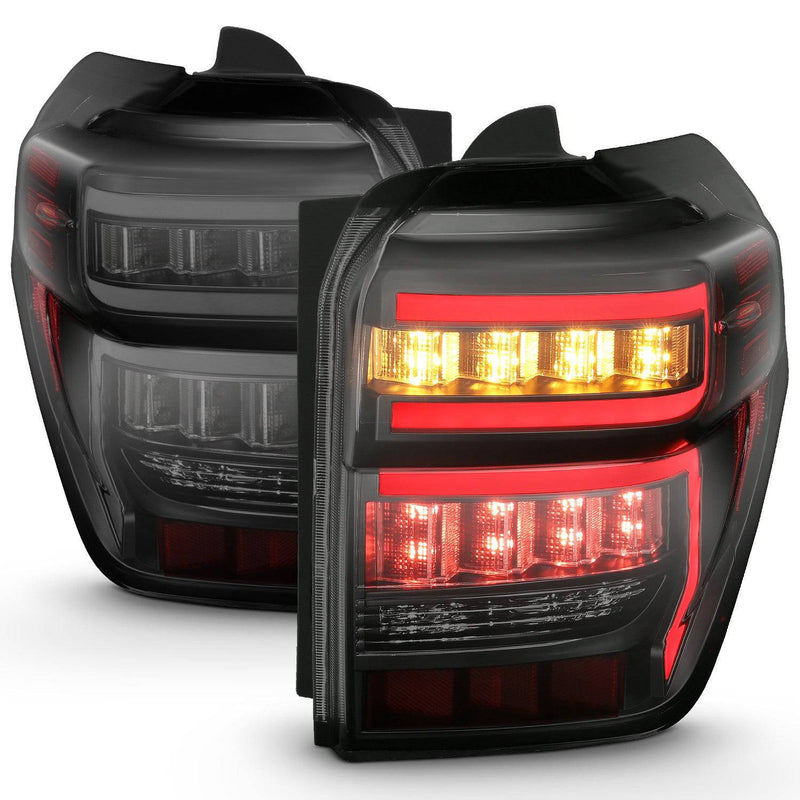 Anzo Rear Tail Light Black Housing Smoked Lens - 2024-2014 Toyota 4runner - 311312