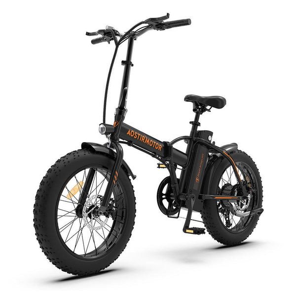 Aostirmotor A20 36V 500W Mini Fat Tire Folding Electric Bike