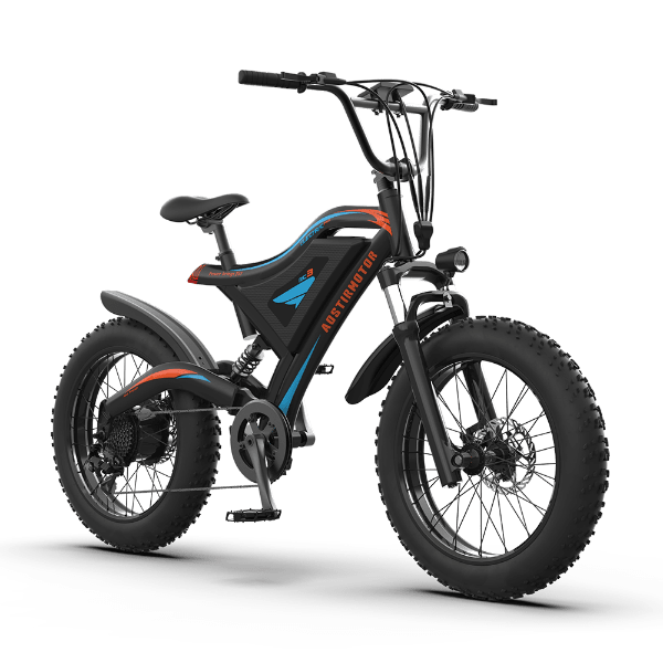 Aostirmotor S18-MINI 48V 500W Mini Fat Tire Electric Bike