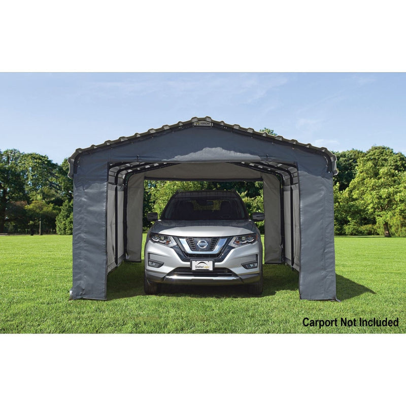 Arrow | Enclosure Kit for 12x20x7 ft Carport Grey 10181