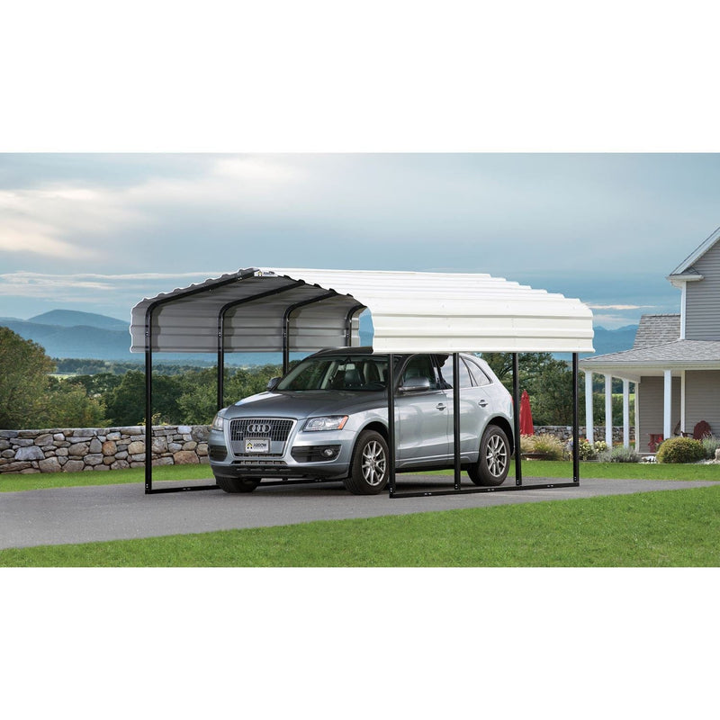 Arrow | Carport 10x15x7 ft Eggshell CPH101507