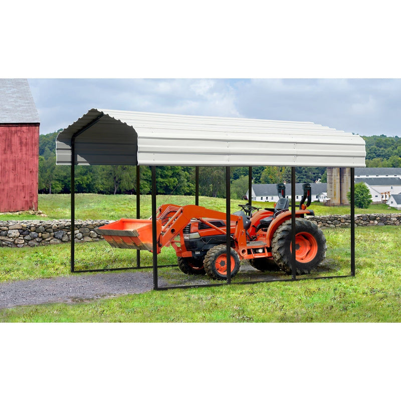 Arrow | Carport 10x15x9 ft Eggshell CPH101509