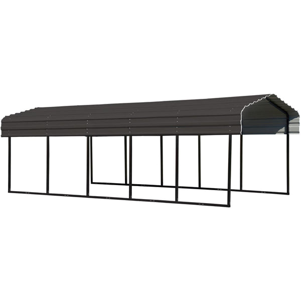 Arrow | Carport 10x24x7 ft Charcoal CPHC102407