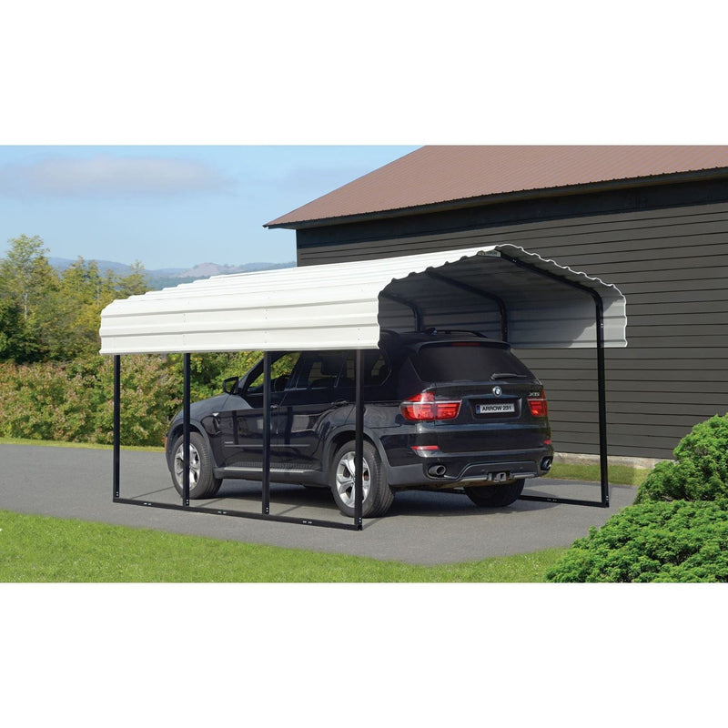 Arrow | Carport 10x29x7 ft Eggshell