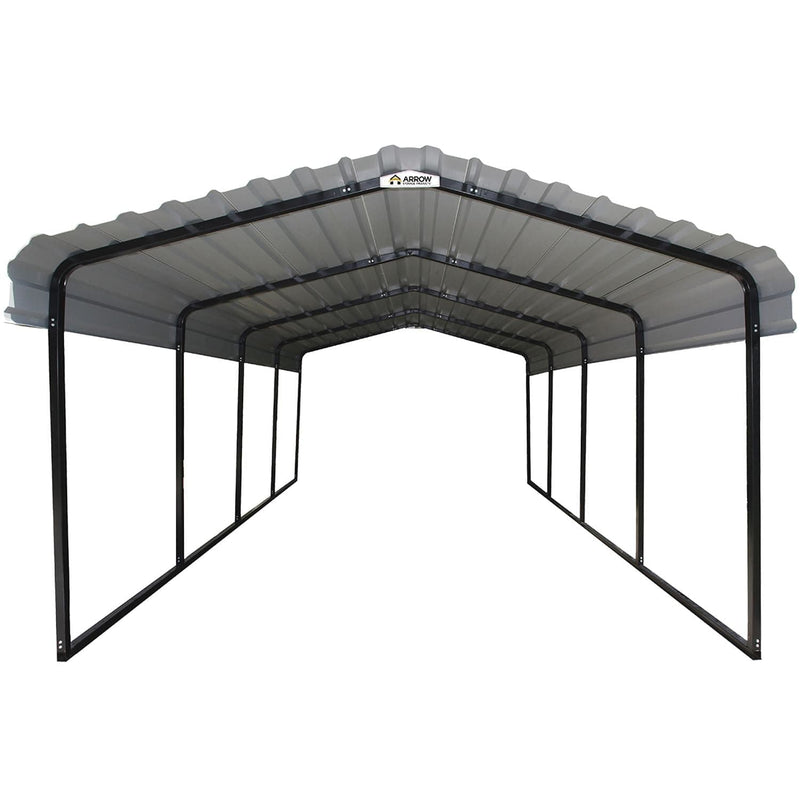 Arrow | Carport 12x20x7 ft Eggshell CPH122007