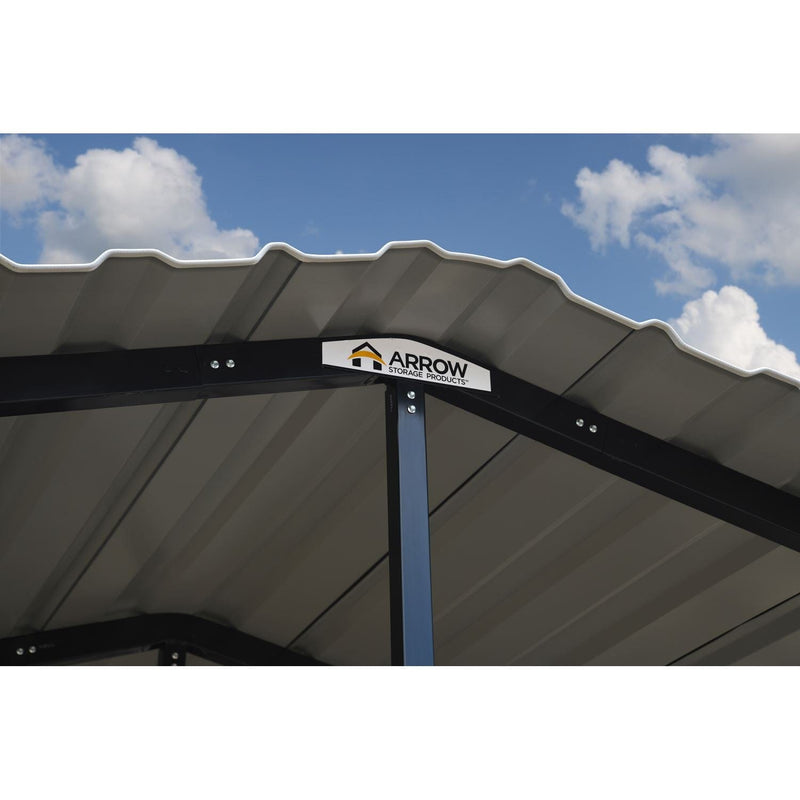 Arrow | Carport 14x38x14 ft Eggshell CPH143814