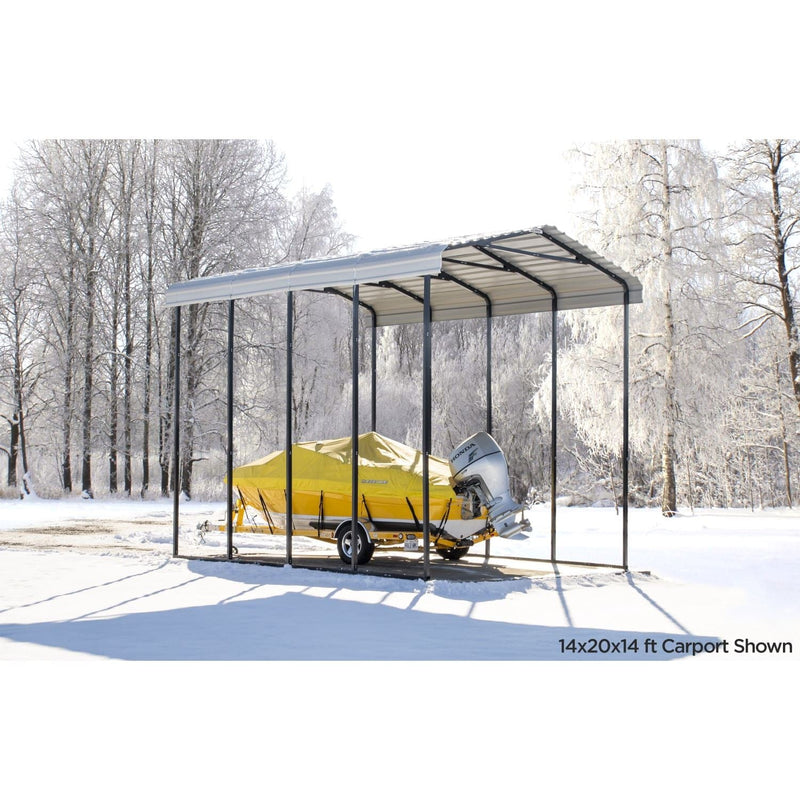 Arrow | Carport 14x38x14 ft Eggshell CPH143814