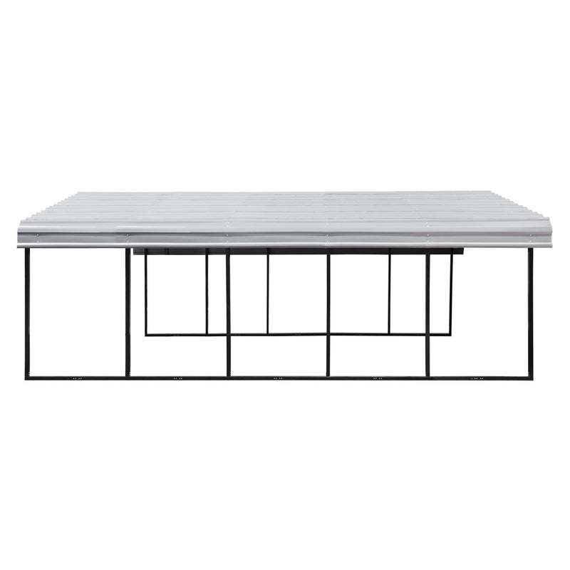 Arrow | Carport 20x24x7 ft Eggshell CPH202407