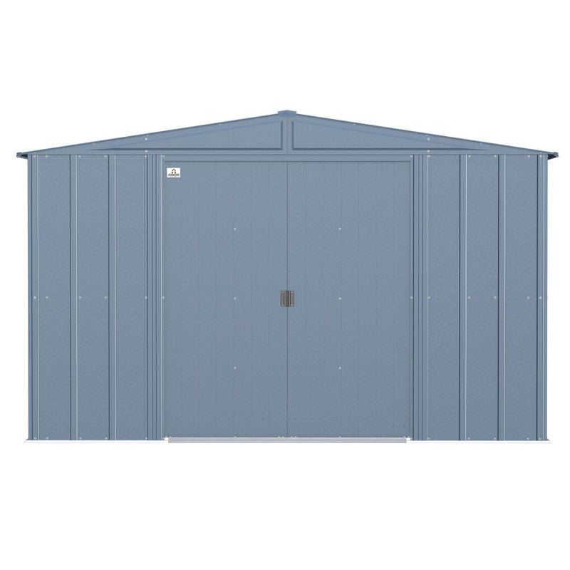 Arrow | Classic Steel Storage Shed, 10x12 ft., Blue Grey CLG1012BG