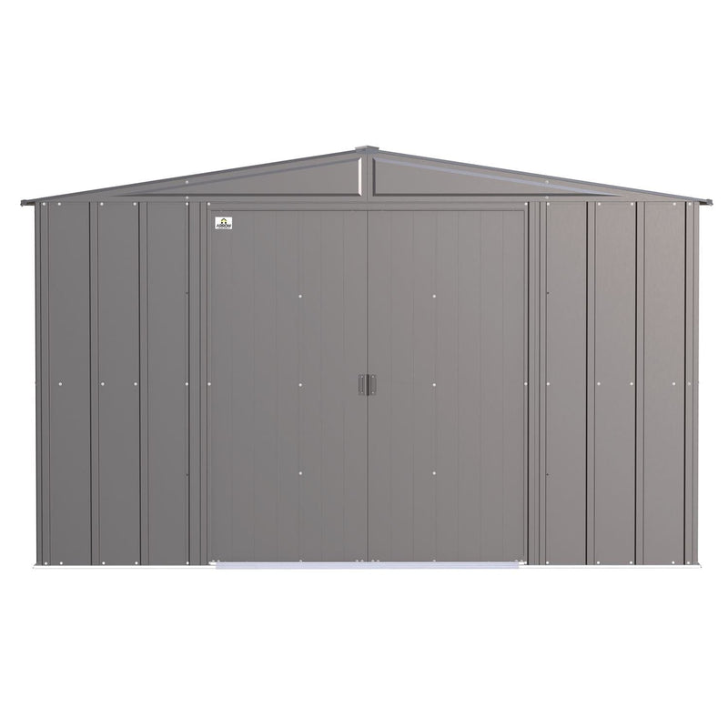 Arrow | Classic Steel Storage Shed, 10x14 ft., Charcoal CLG1014CC