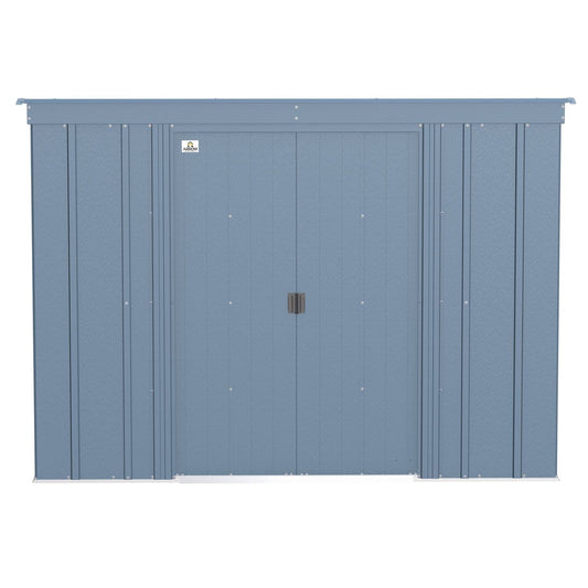 Arrow | Classic Steel Storage Shed, 8x4 ft., Blue Grey CLP84BG