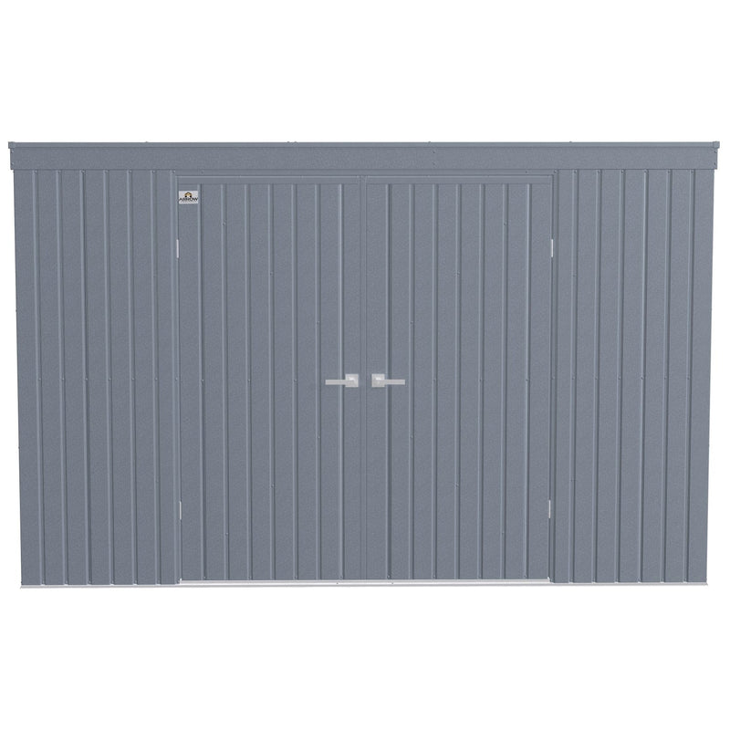 Arrow | Elite Steel Storage Shed, 10x4 ft. Anthracite EP104AN