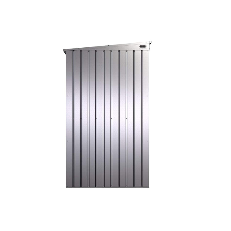 Arrow | Elite Steel Storage Shed, 10x4 ft. Silver