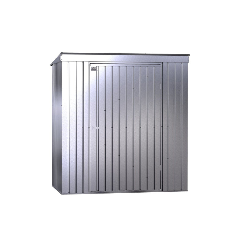 Arrow | Elite Steel Storage Shed, 6x4 ft. Silver EP64AB