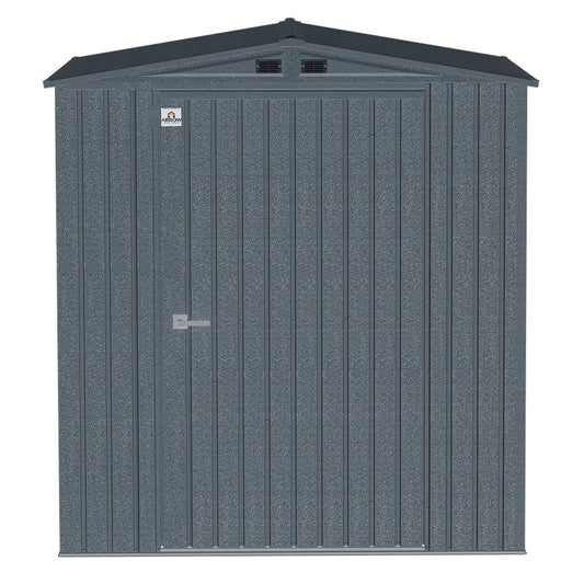 Arrow | Elite Steel Storage Shed, 6x6, ft. Anthracite EG66AN