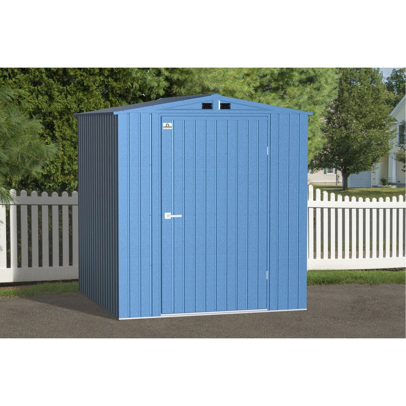 Arrow | Elite Steel Storage Shed, 6x6 ft. Blue Grey EG66BG