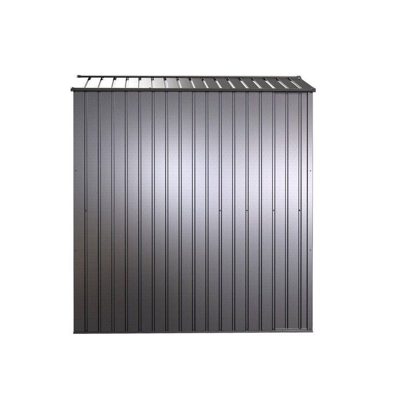 Arrow | Elite Steel Storage Shed, 6X6 ft. Silver EG66AB