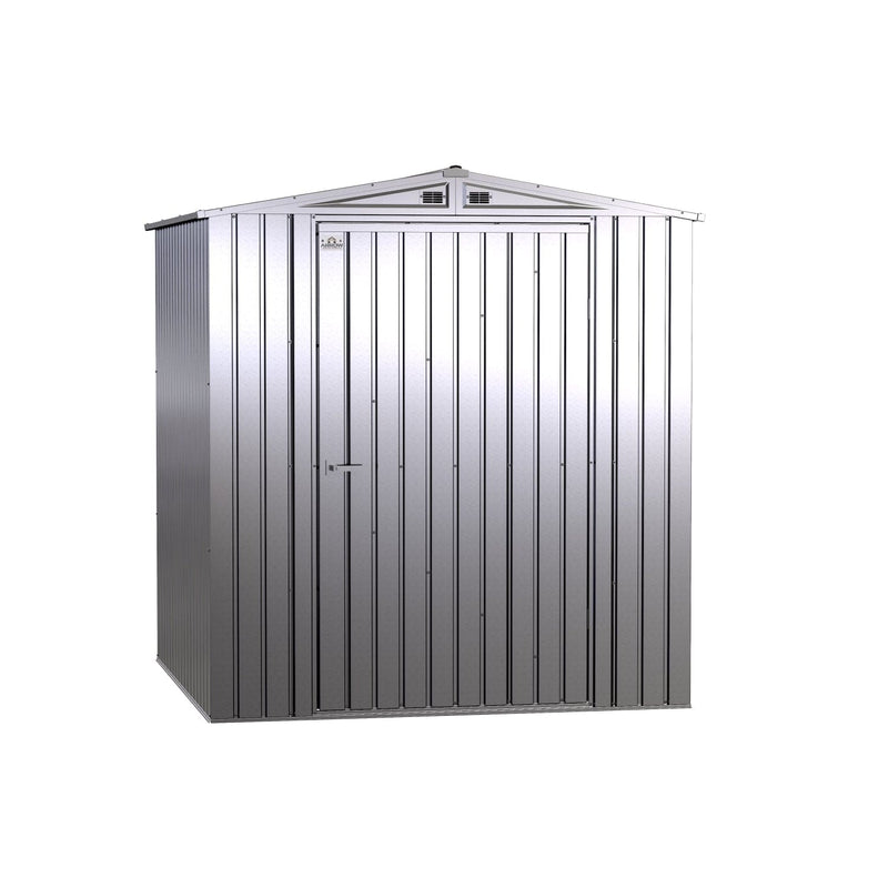 Arrow | Elite Steel Storage Shed, 6X6 ft. Silver EG66AB