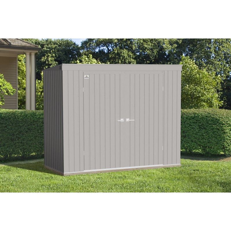 Arrow | Elite Steel Storage Shed, 8x4, ft. Cool Grey EP84CG