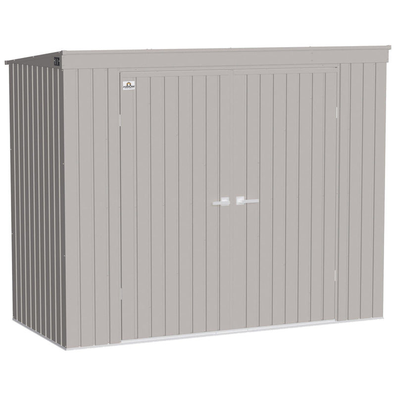 Arrow | Elite Steel Storage Shed, 8x4, ft. Cool Grey EP84CG