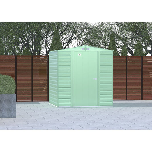 Arrow | Select Gable Roof Steel Storage Shed, 6x7 ft., Sage Green SCG67SG