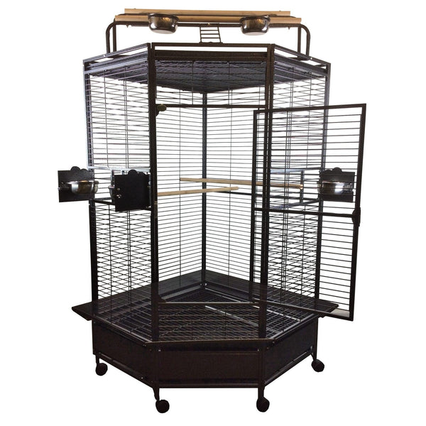 A&E Corner Cage - AE-CC3232BLK