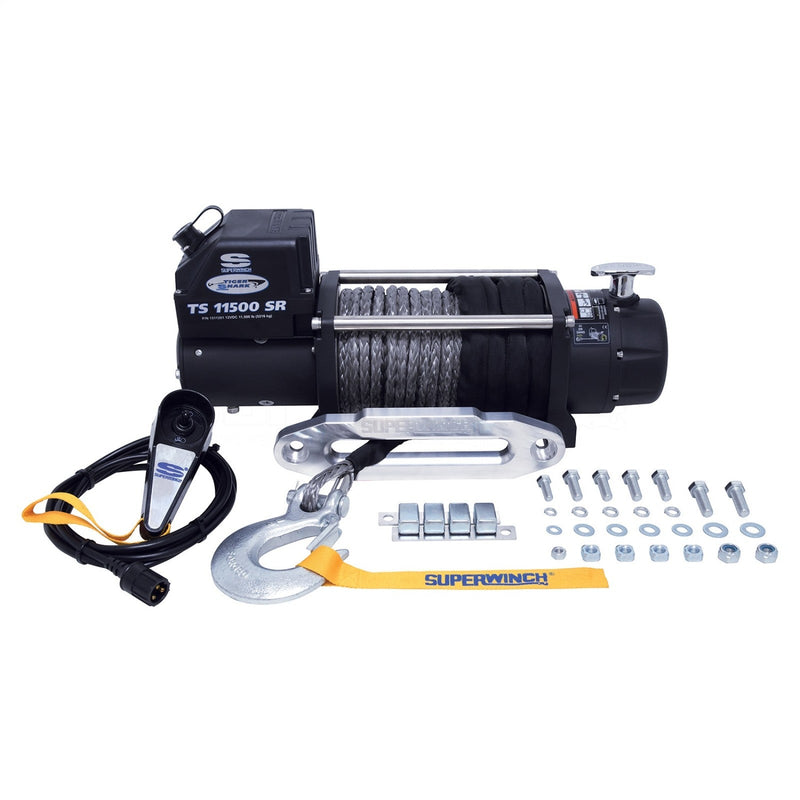 Superwinch TIGER SHARK 11500SR SYNTHETIC ROPE WINCH - 1511201