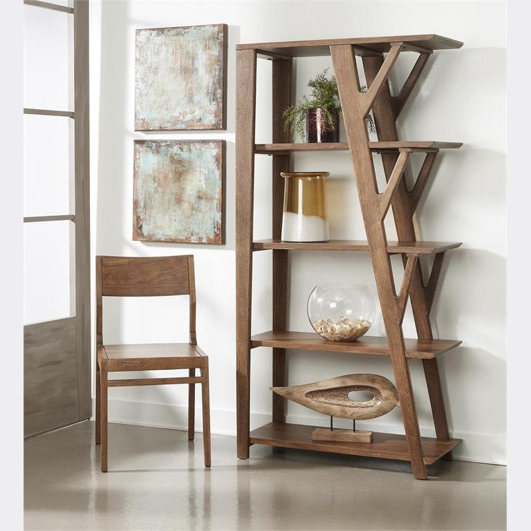 Coast2Coast Home Knoll Etagere Brown Vinegar Finish - 53448