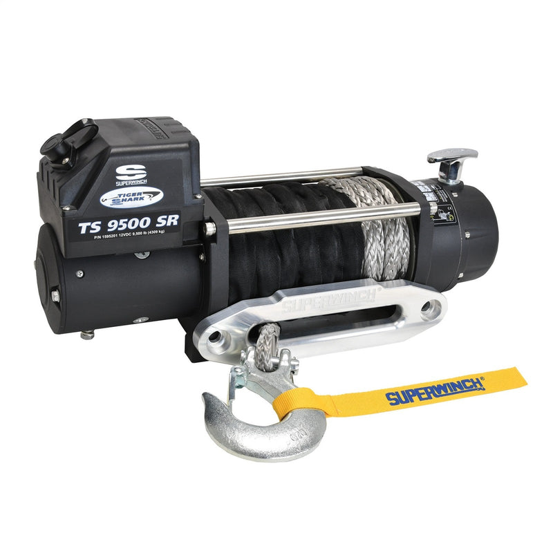 Superwinch TIGER SHARK 9500SR SYNTHETIC ROPE WINCH - 1595201