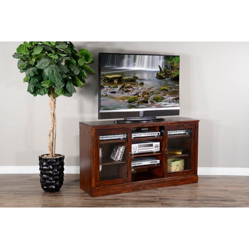 Santa Fe - 63" TV Console - Dark Chocolate - 3565DC2-63