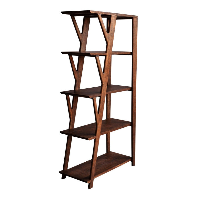 Coast2Coast Home Knoll Etagere Brown Vinegar Finish - 53448