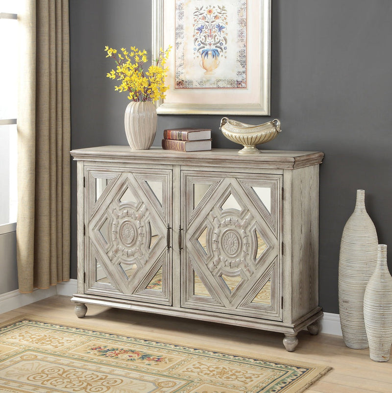 Coast2Coast Home Peyton Two Door Credenza Francesca Ivory Rub - 22563