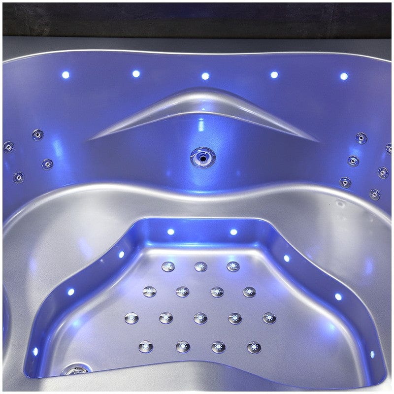 Sauna Hammam - ELGA PRO 3-SEATER WHIRLPOOL BATHTUB ARCHIPEL® - 160X160 - MK53015976