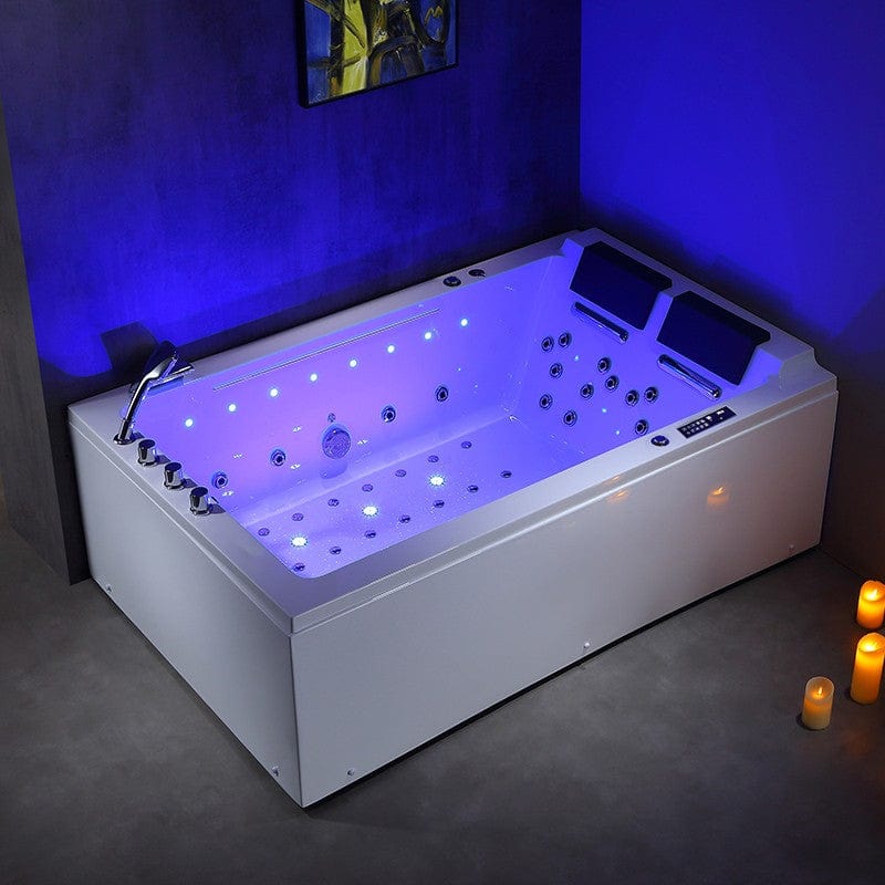 Sauna Hammam - LORD DUO BLANC 2-SEATER WHIRLPOOL BATHTUB ARCHIPEL® 185X120 - LEFT - PREORDER June 2023